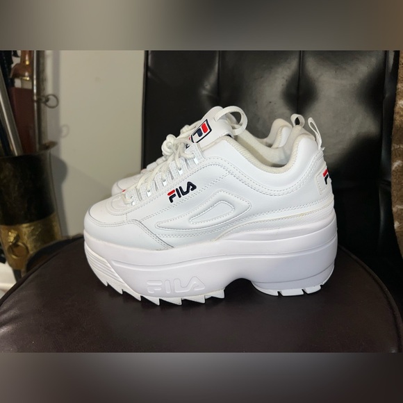 FILA DISRUPTOR 2 WEDGE premium sneakers size 10 - Picture 6 of 11